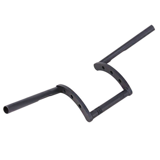 LABLT Motorcycle 1 Z-Bar Handlebars Drag Bars Length 660mm Diameter 25mm Hand Bars Universal Replacement for Suzuki Kawasaki Honda Yamaha Touring Dyna Softail Black