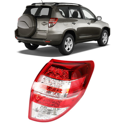 LABLT Tail Light Rear Taillights Right Side Replacement for 2009-2012 Toyota RAV4 815500R010 TO2801181 Rear Warning Brake Lamp