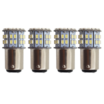 Pack of 4 1157 BAY15D LED Bulb P21/5W Car Reverse Rear Turn Signal Parking Light 50 SMD 3014 White Lamp 6000K 12V Non-canbus