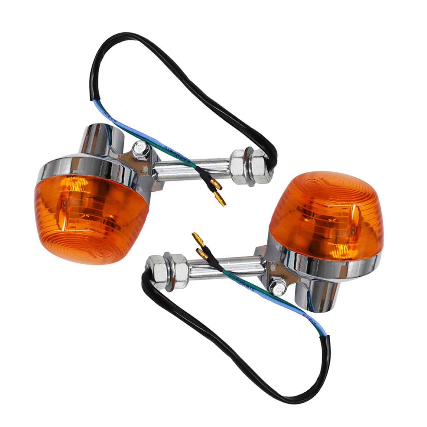 1 Pair Turn Signal Lights 12mm 12V Replacement for Honda CT70 CT90 XL100 CB350 CM400 CB450 750