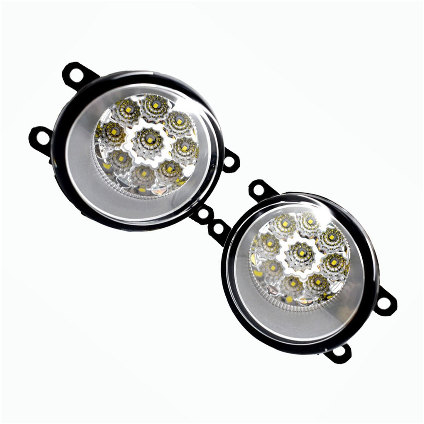 Pair of 27W LED Fog Light H8 H9 H11 Left Right RH LH Side Replacement for Toyota RAV4 Camry Yaris Lexus 8121006071 8122006071