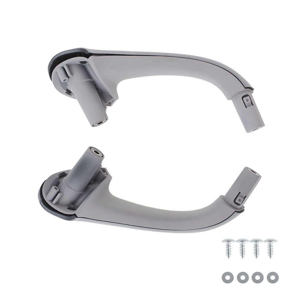 LABLT Front Left+Right Grip Door Handle Gray ABS fit for Mercedes C Class W203 2003-2007