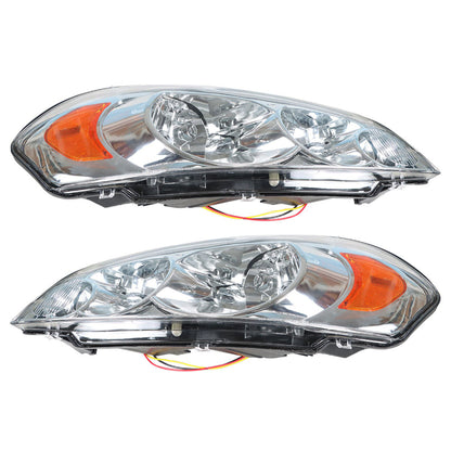 LABLT Headlights Front Head Lamps Replacement for 2006-2013 Chevrolet Impala 2014-2016 Chevrolet Impala Limited 2006 2007 Chevrolet Monte Carlo Headlight Assembly Projector Driver and Passenger Side