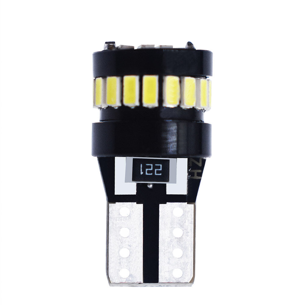 LABLT 10x Super Bright Canbus T10 194 168 LED Light Bulb 6000k Xenon White w5w 2825194 168 158 24SMD 2825