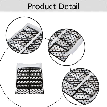 LABLT Motorcycle Gas Tank Left Right Side Wrap Covers w/ Grill Radiator Cover Plastic Kit Replacement for Yamaha Banshee 1987-2006 White