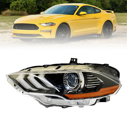 LABLT Headlights Front Head Lamps Replacement for 2018-2020 Mustang Headlight Assembly Projector Left Driver Side