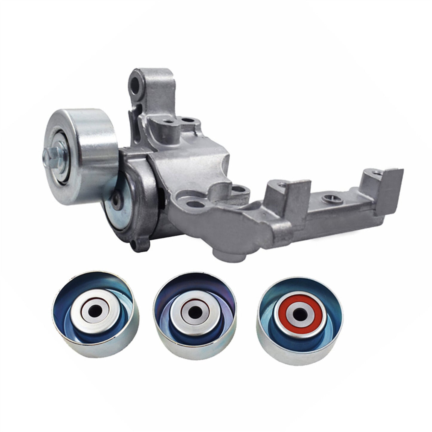 LABLT Drive Belt Tensioner 3 Pulley Replacement for 4 Runner FJ Cruiser Tacoma Tundra V6 1T132P111P30 1660331040 1660431020