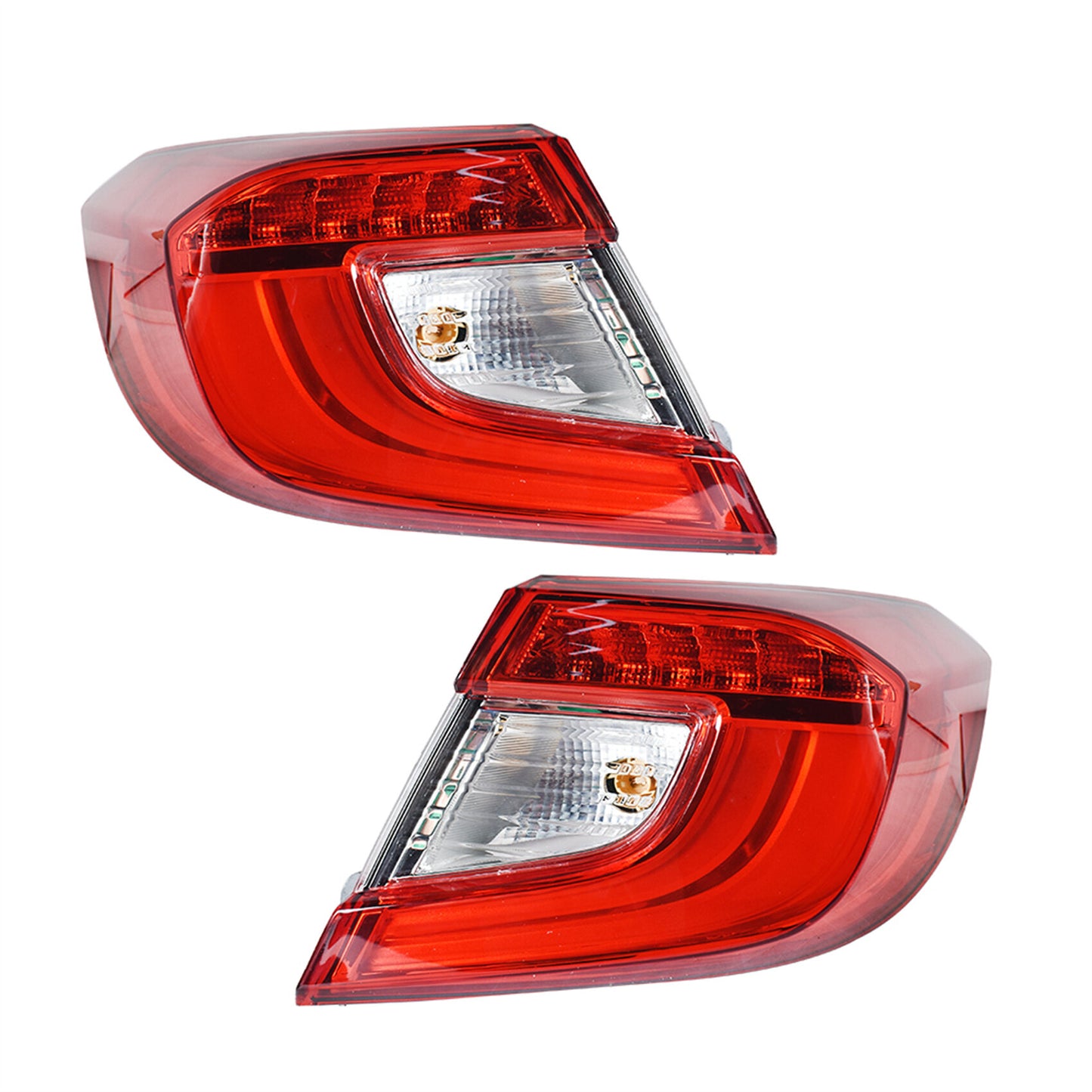 LABLT LED Tail Lights Assembly Replacement for 2018-2021 Honda Accord Left and Right Side Taillight 33500TVAA01 33500-TVA-A01 Car Right Tail Brake Light Rear Lamp