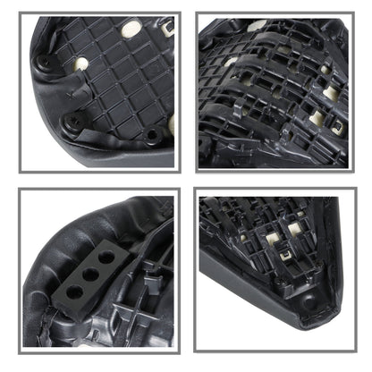 LABLT Motorcycle 12 Solo Seat Complete Universal Cushion Black Replacement for 2017-2021 Honda Rebel 300 500