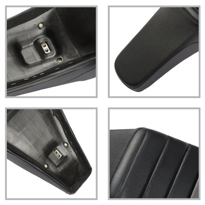 LABLT Motorcycle Driver & Passenger Cushion Two-Up Seat Replacement for Yamaha 950 XV950 XVS950 Bolt 2014-2020 Black