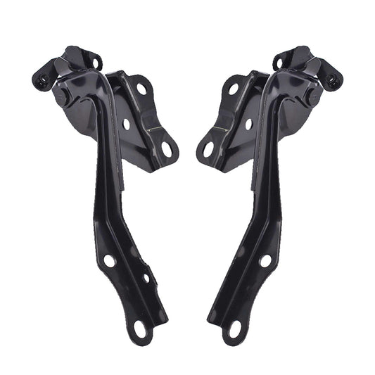 LABLT 2 Pcs Set Black Front Hood Hinge Steel Replacement for Toyota Highlander 2008 2009 2010 2011 2012 2013 TO1236184 TO123618