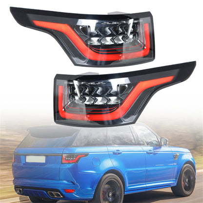 LABLT Tail Light Assembly LED Left and Right Replacement for 2014-2018 Range Rover Sport LR043974,LR043976 Brake Warning Light