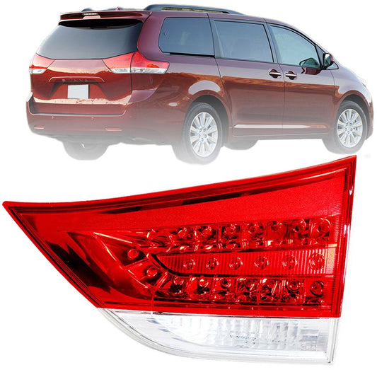 LABLT Rear Brake Lamp Tail Light Replacement for 2011-2012 Toyota Sienna Red 8158008011 Right Inside Passenger Side Tail Brake Signal Stop Lamp