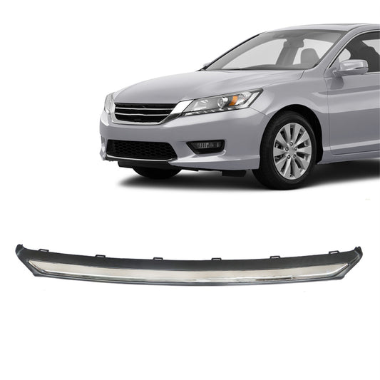 LABLT Chrome Front Bumper Trim Replacement for Honda Accord 2013-2015 HO1095119 71150T2FA00