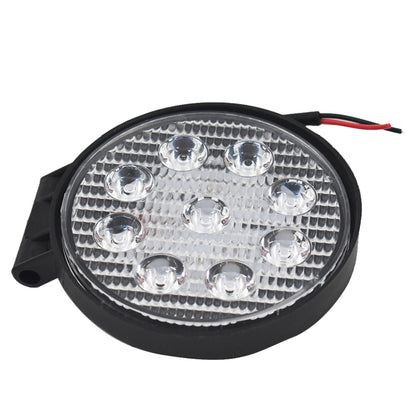 20x 4inch 27W Round LED Work Lights Pod SPOT Beam Offroad Fog Driving Light 12V Fit for Off Road Vehicles SUV Trucks UTE ATV Engineering Vehicles