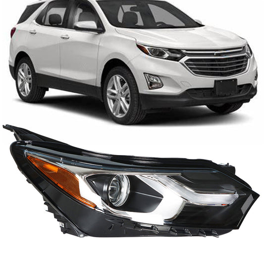 LABLT Headlight Assembly Replacement for 2018 2019 Equinox Passenger Side Halogen Headlamps