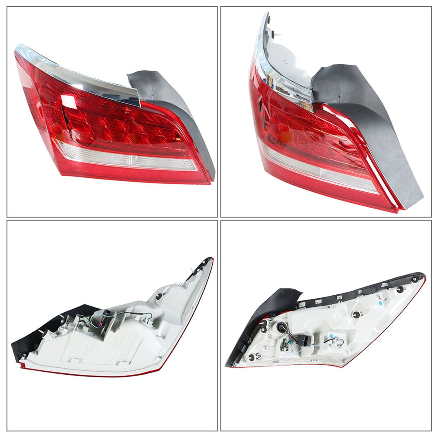 LABLT Rear Brake Light Tail Light Assembly Replacement for 2014 2015 2016 Buick LaCrosse GM2800263 9011018 Left Side LED Turn Singal Light Brake Bulbs