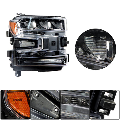 LABLT Headlights Front Head Lamps Replacement for 2019-2020 Silverado 1500 LED Right Side Headlight Assembly