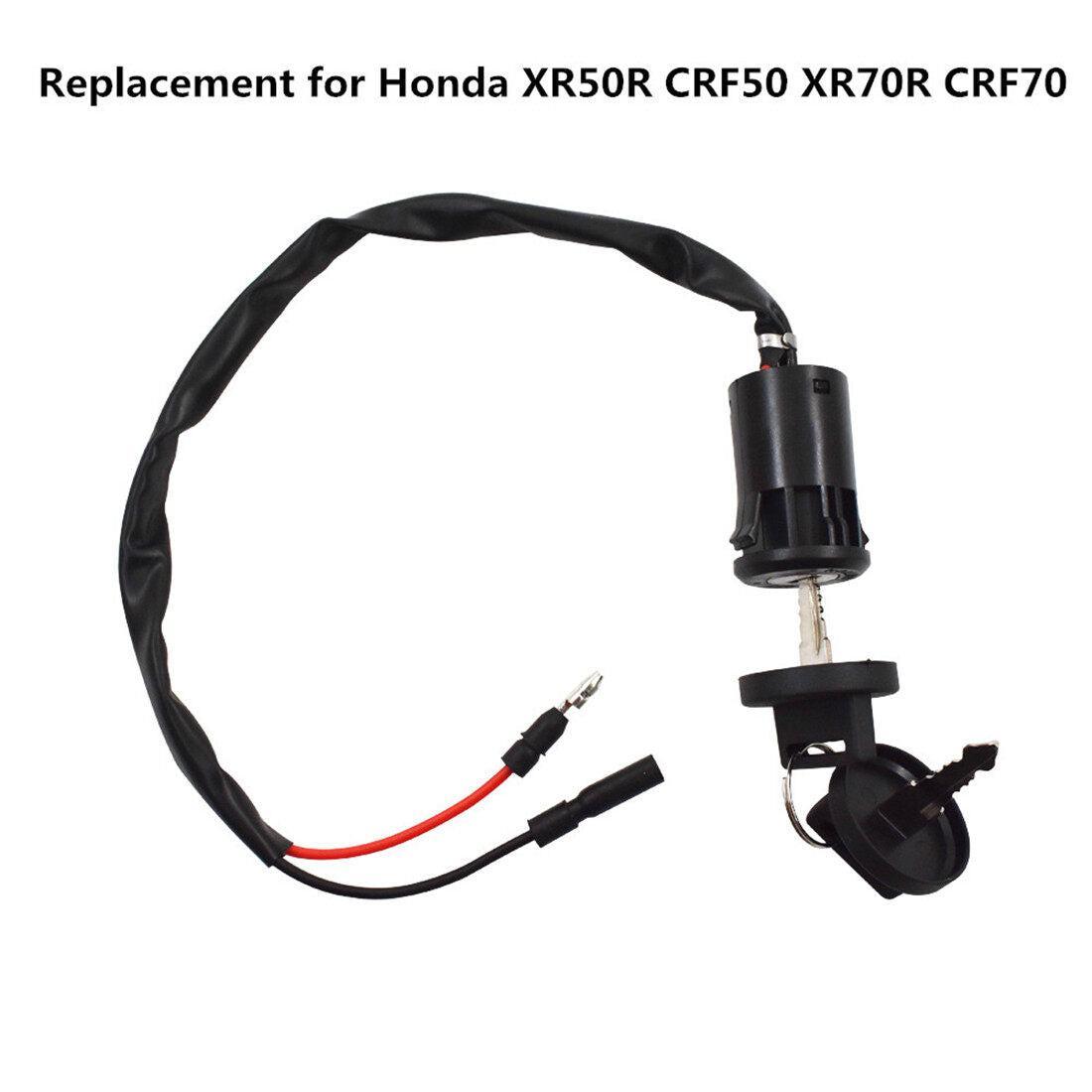 LABLT Motorcycle Ignition Switch w/ Key Lock Replacement for Honda XR50 R XR70R CRF50 CRF70 2000-2013