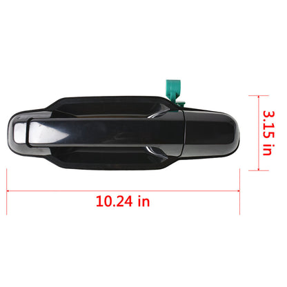 LABLT 4 Pcs Black Plastic Front Rear Left and Right Side Exterior Door Handle Replacement for Kia Sorento 4-Door 2003 2004 2005 2006 2007 2008 2009 KI1311113 KI1310113 KI1521113 KI1520113