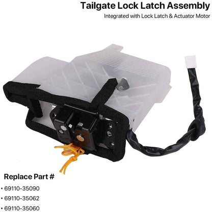 LABLT Tailgate Trunk Hatch Latch Lock Actuator Replacement for 4Runner Toyota Avalon 2003 2004 2005 2006 2007 2008 2009 69110-35090 69110-35062 69110-35060