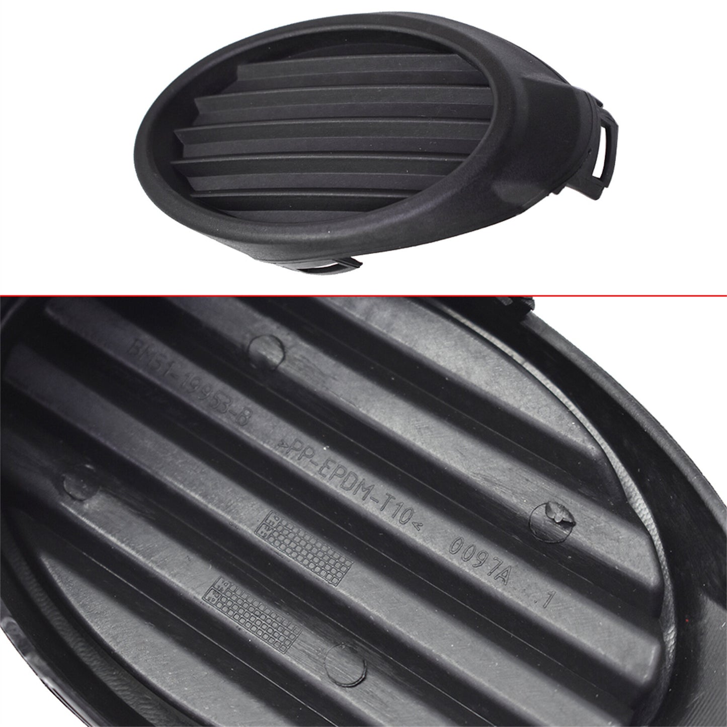 Front Right Passenger Side Fog Light Hole Cover Insert Replacement for Ford Focus 2012 2013 2014 CP9Z-17B814-B