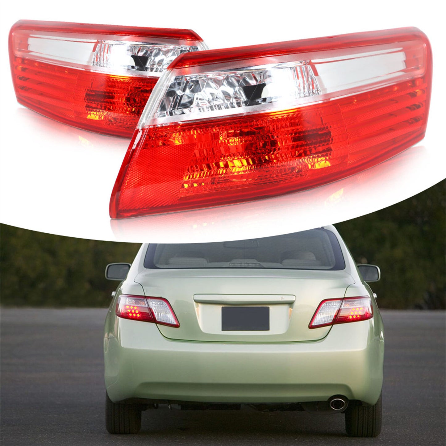 LABLT Tail Lights Brake Lamps Taillight Replacement for Toyota Camry 2007 2008 2009 TO2818131 TO281913 Passenger and Driver Side