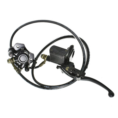 LABLT Motorcycle Rear Left Brake Master Cylinder Caliper Assembly Replacement for 70cc 90cc 110cc 125cc 200cc ATV