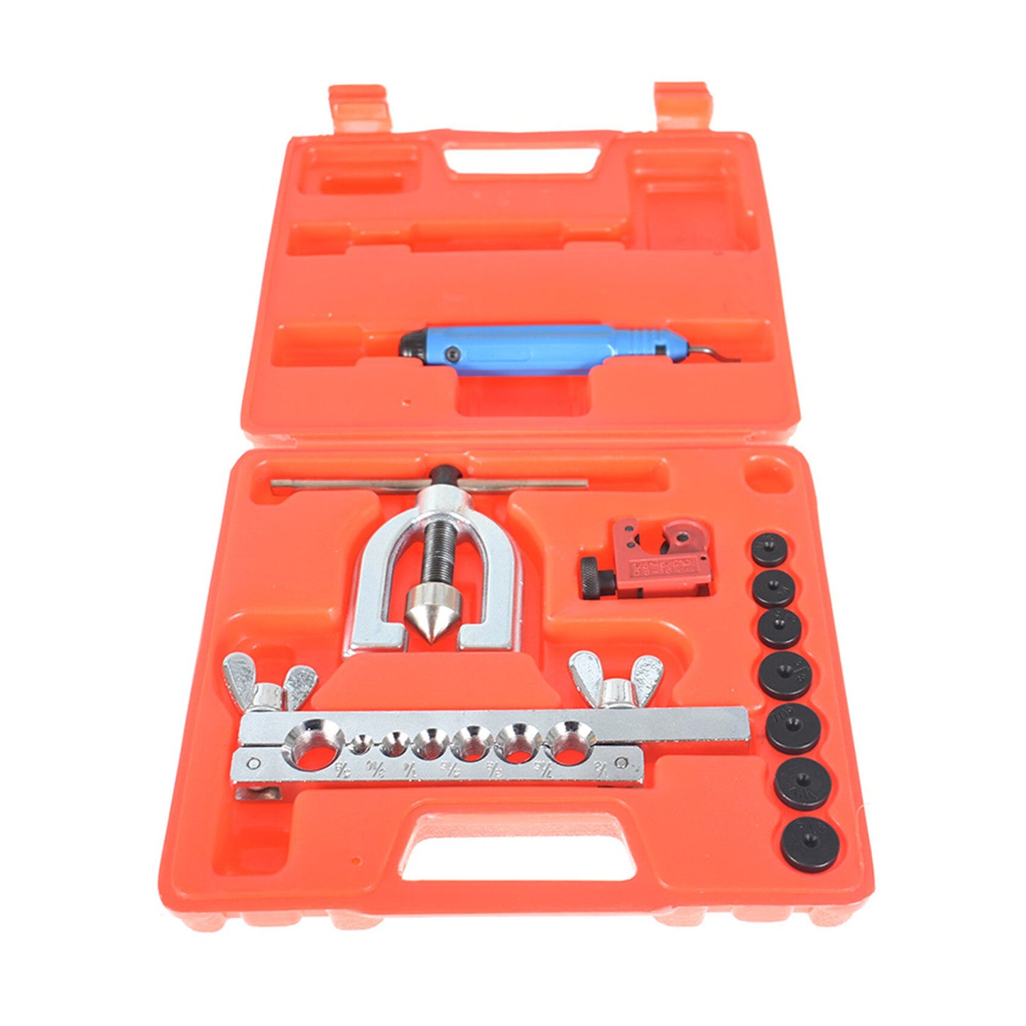 LABLT Double Flaring Brake Line Tool Kit with Copper Line Tube Cutter Replacement for Car Truck