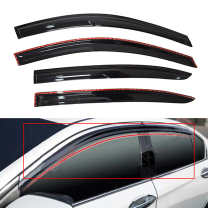 LABLT Window Vent Visor Rain Guard Shade Replacement for Honda Accord 4Door Sedan 2008 2009 2010 2011 2012