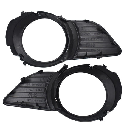 Pair Front Fog Light Lamps Frame Cover Trim Replacement for Toyota Sienna XLE LE 2011-2015