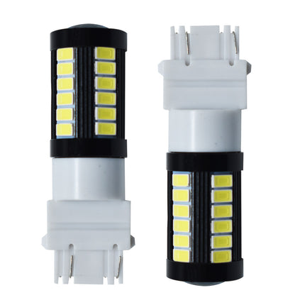 3156 3157 LED Lights Bulbs Xtreme Super Bright T25 3056 4057 4157 3457K 3057 LED Bulb 5730 33-SMD Dual Back-Up Reverse,Turn Signal,Brake Stop Tail Lights, 6000K Xenon White