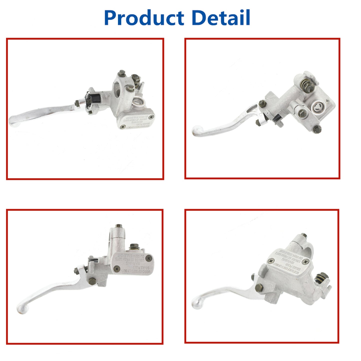LABLT Motorcycle Front Master Cylinder Lever & Brake Caliper Kit 45150-MEN-006 Replacement for Honda CR125R 250R CRF250X 450X 45150-MKE-A71 45150-MEN-A51
