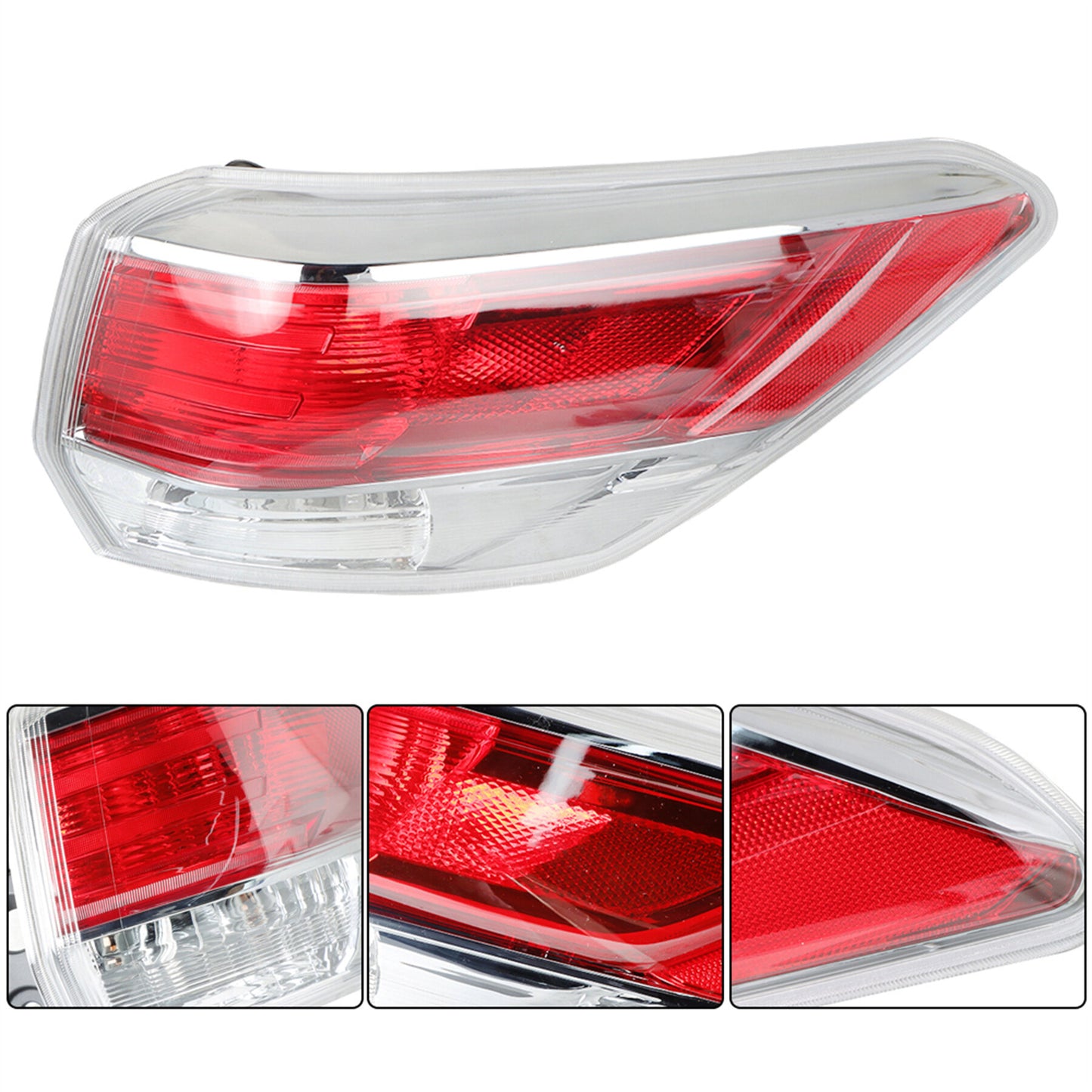 LABLT Tail Light Rear Brake Light Replacement for Toyota Highlander Left Outside Driver Side 2014 2015 2016 815600E100 TO2804120 Taillight