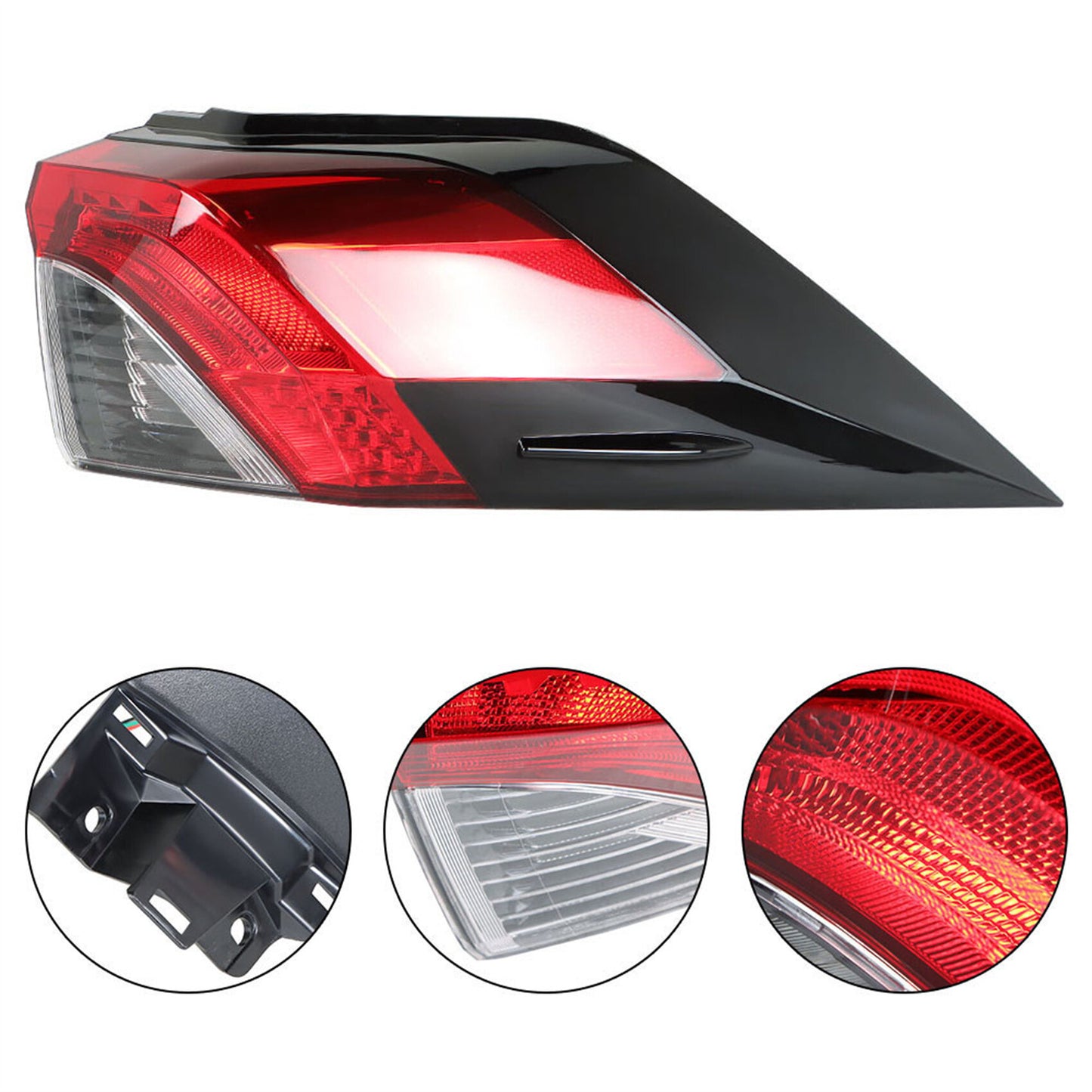 LABLT Car Tail Lamp Rear Brake Light Turn Signal Lamp Replacement for 2019-2021 Toyota RAV4 815500R090 TO2805148 Right Side Taillight