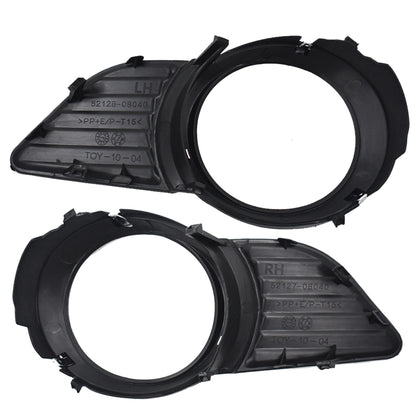 Pair Front Fog Light Lamps Frame Cover Trim Replacement for Toyota Sienna XLE LE 2011-2015