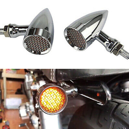 LABLT 2PCS Motorcycle LED Turn Signal Light Blinker Indicator Front Rear Tail Light Replacement for Sportster XL 1200 883 Iron