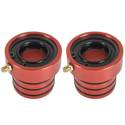 LABLT 2Pcs 30/44 Front Axle Tube Seal Kit Replacement for Jeep Cherokee 1984 -2001 / Grand Cherokee 1984-2001 / TJ 1997-2006 / Wrangler 1987-2018 (Except 1996) (Black/Red)