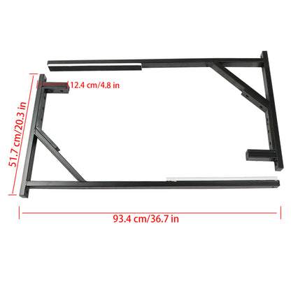 LABLT Hard Top Storage Cart Carrier Replacement for Mercedes 380SLC 450SL 450SLC 560SL SL320 Black