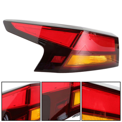 LABLT Tail Light Assembly Brake Signal Stop Lamp Replacement for 2019 2020 Nissan Altima Outer Red Passenger and Driver Side Taillight Assembly