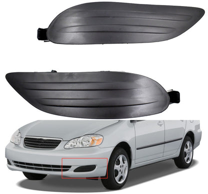 Fog Light Lamp Lens Grilles Covers Replacement Replacement for Toyota Corolla 52128-02200 52127-02170