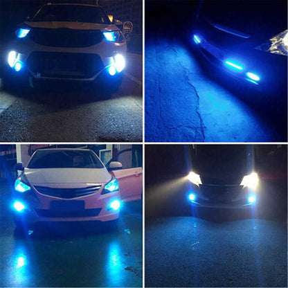 9005/HB3 High Beam 9006/HB4 Low Beam LED Headlamp Bulbs Combo Package, 16000LM 8000K Ice Blue, All-in-One Lighting Conversion Kit, 4 Bulbs