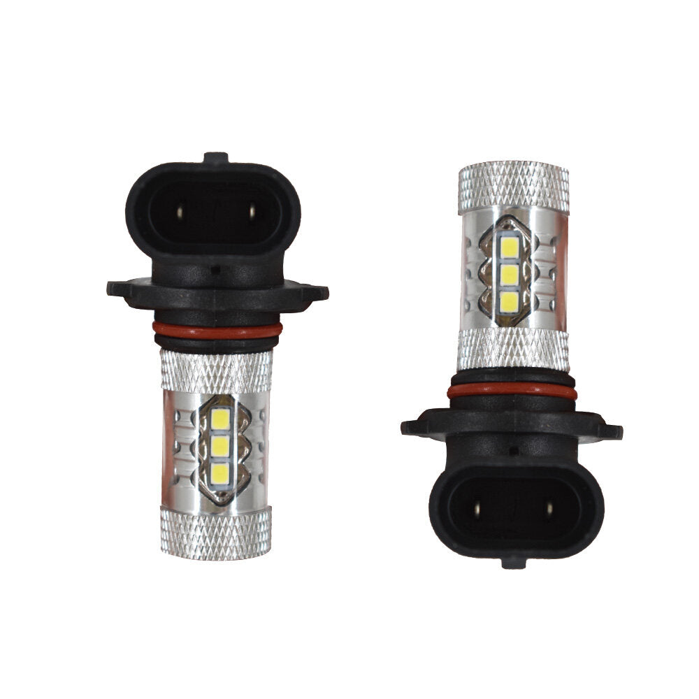 2pcs H10 9145 80W LED 6000K White Headlights Bulbs for Can-Am Maverick Max 1000R