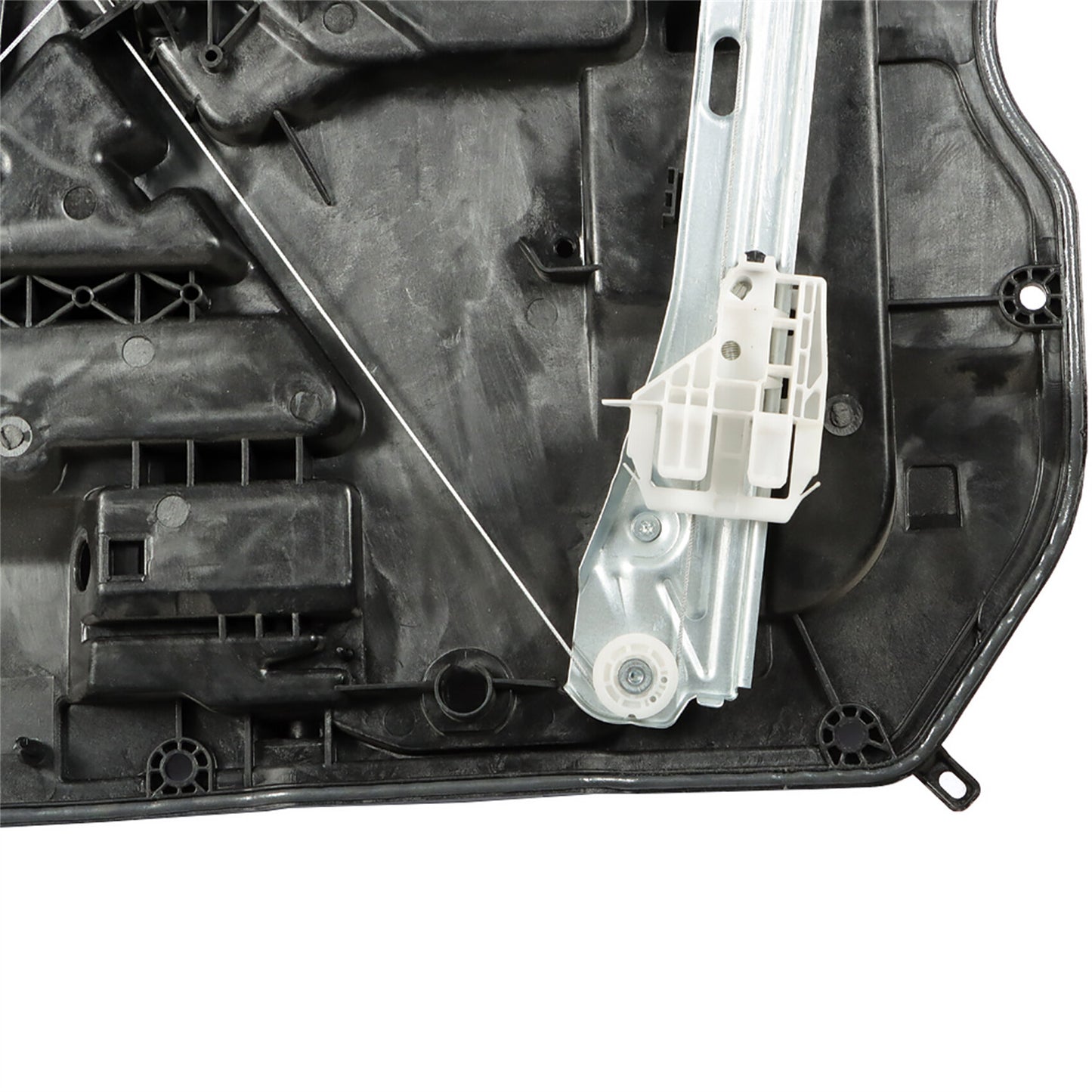 Front Left Window Driver Side Regulator Motor Replacement for 1500 2500 3500 w/6 Pin 68044849AB 68044849AA