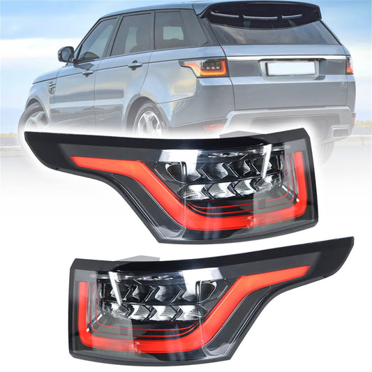 LABLT Tail Light Assembly LED Left and Right Replacement for 2014-2018 Range Rover Sport LR043974,LR043976 Brake Warning Light