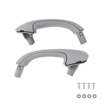LABLT Front Left+Right Grip Door Handle Gray ABS fit for Mercedes C Class W203 2003-2007