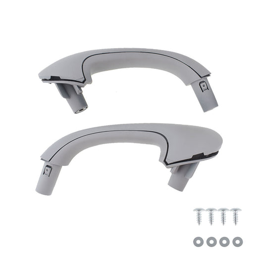 LABLT Front Left+Right Grip Door Handle Gray ABS fit for Mercedes C Class W203 2003-2007