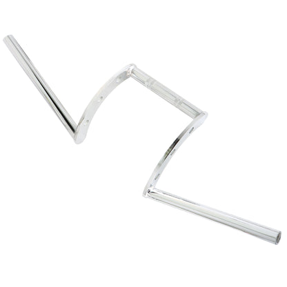 LABLT Motorcycle 7/8 Z-Bar Handlebars Drag Bars Length 660mm Diameter 22mm Hand Bars Universal Replacement for Suzuki Kawasaki Honda Yamaha Touring Dyna Softail Chrome