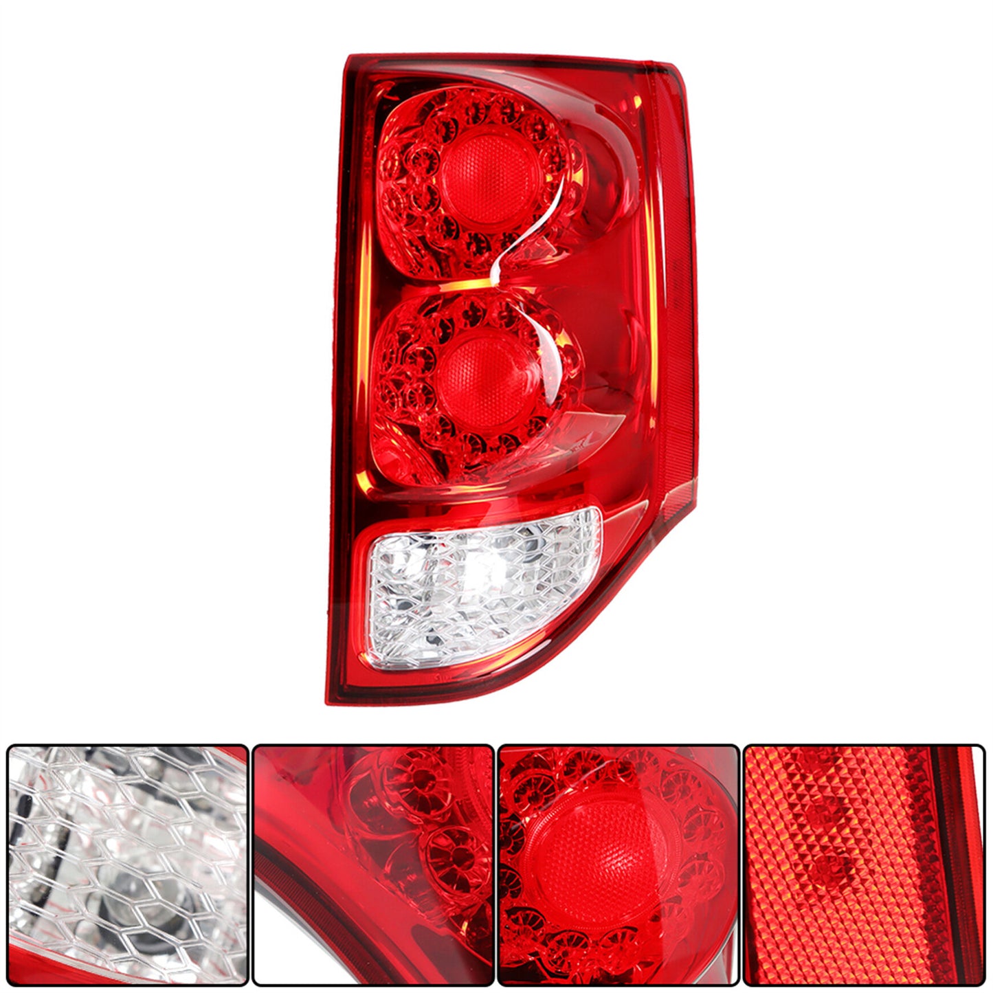 LABLT Tail Light Assembly Replacement for 2011-2020 Grand Caravan LED Rear Brake Lamp Assembly Right Passenger Side Taillights