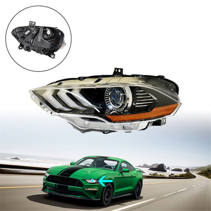 LABLT Headlights Front Head Lamps Replacement for 2018-2020 Mustang Headlight Assembly Projector Left Driver Side